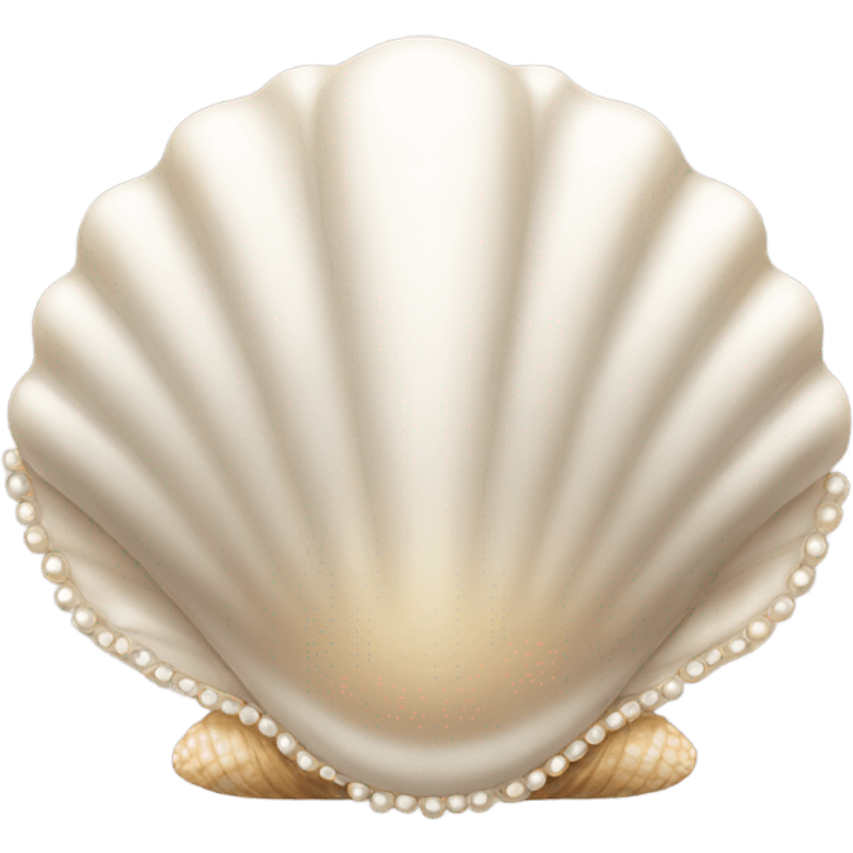 shell with pearl emoji