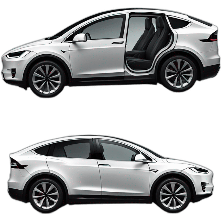 Tesla model x emoji