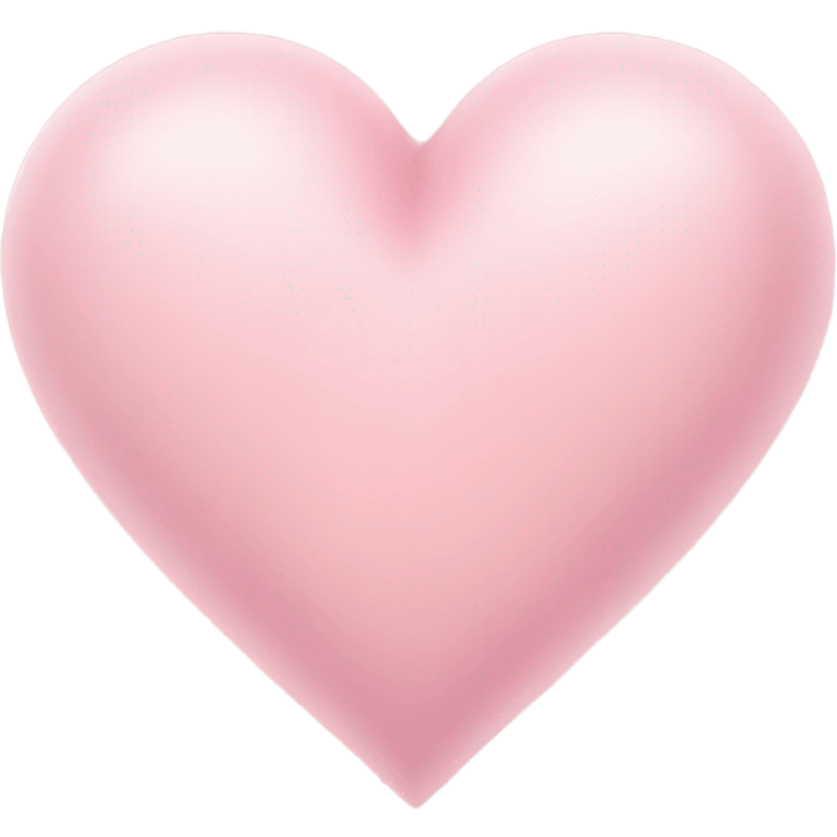 Light pink heart  emoji