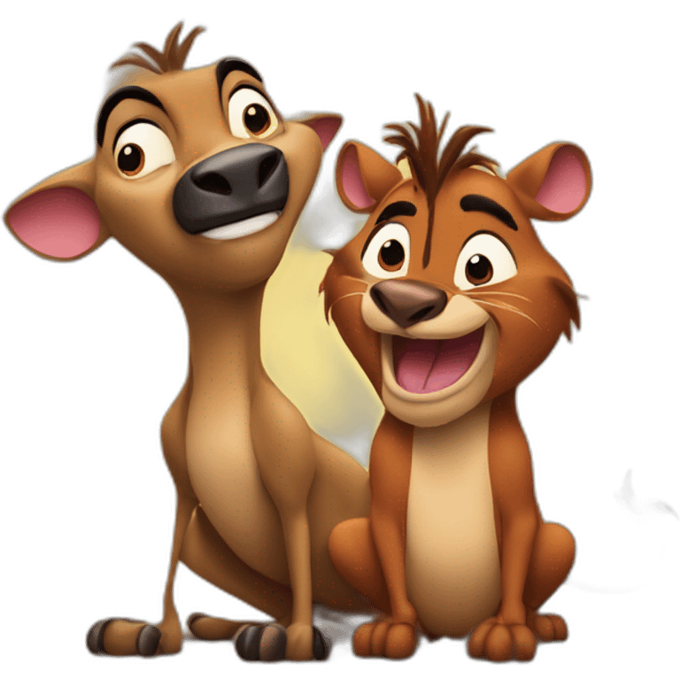 Timon & Pumbaa emoji