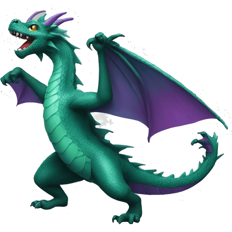 Dancing dragon  emoji