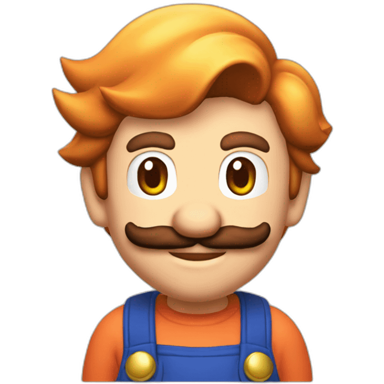 Mario avec Peach emoji