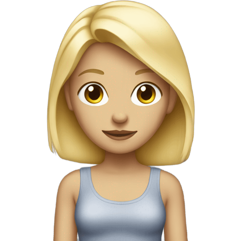 Blonde girl emoji