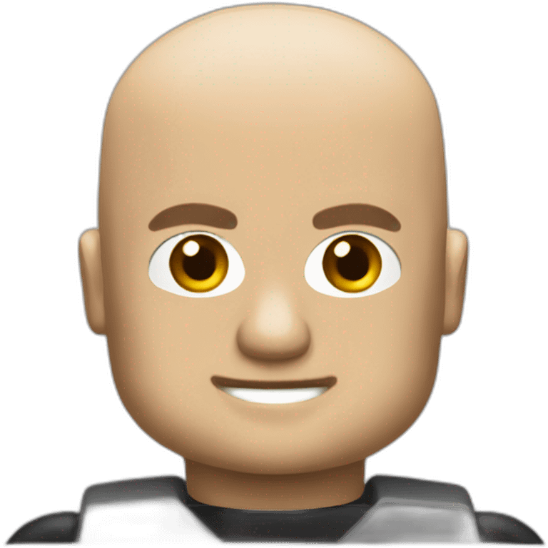 Lego bald emoji