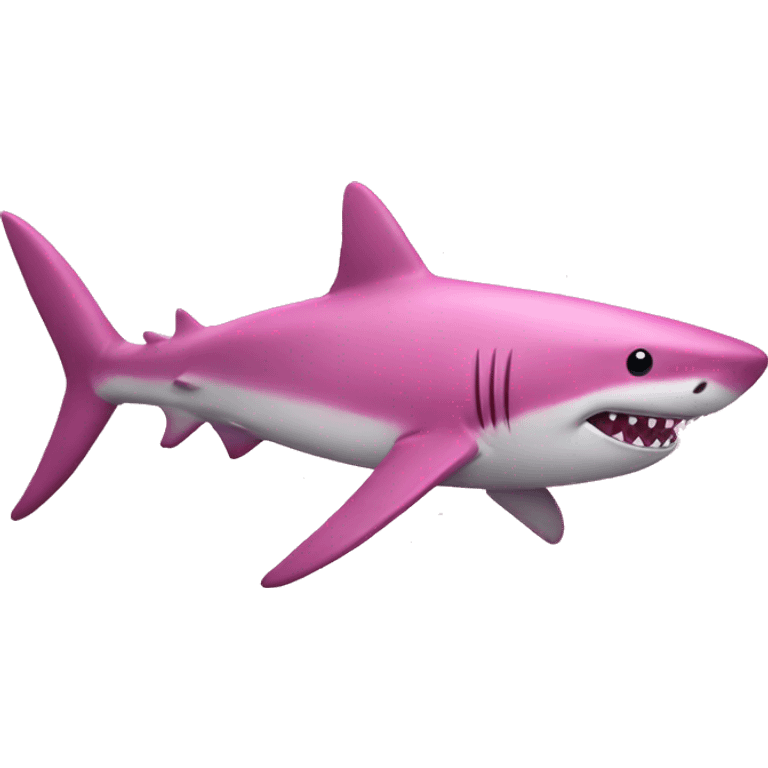 pink shark emoji