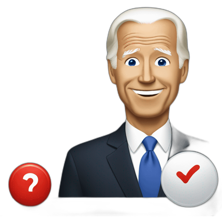 Joe Biden press red button emoji