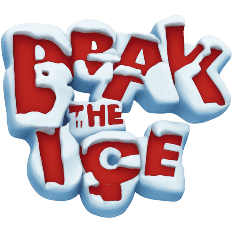 Break the Ice in txt emoji