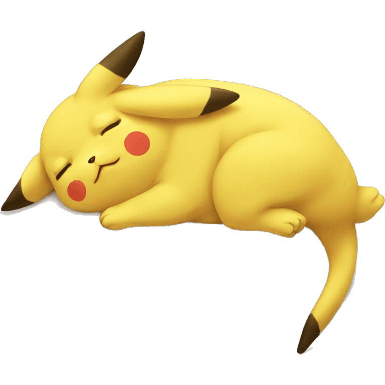 Pikachu sleeping emoji