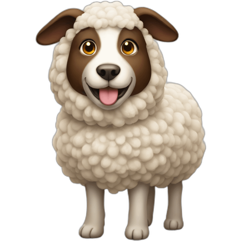 Dog sheep emoji