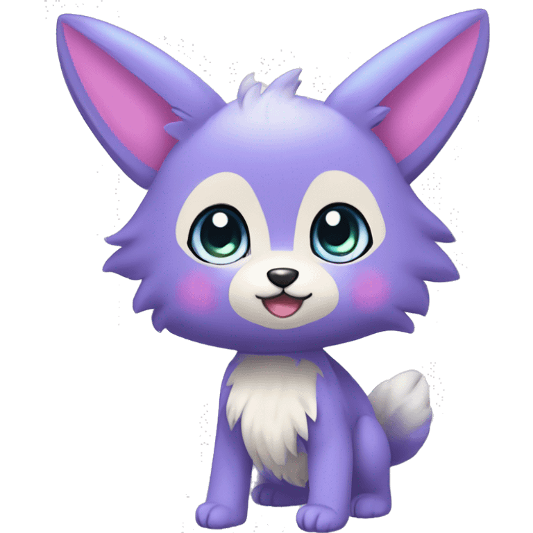  High quality detailed Cute Cool Kawaii stylish Pretty Chibi Fur-Sona Shiny Colorful Sparkly Fakemon Full Body emoji