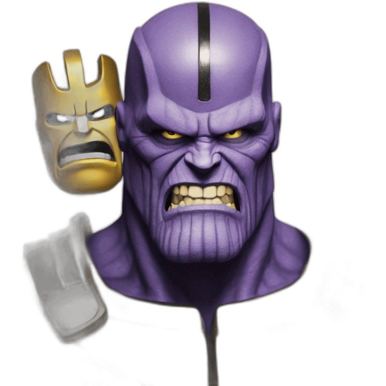 Thanos vs bart  emoji