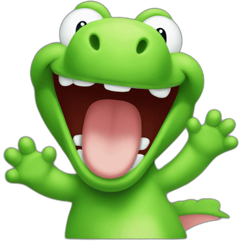 yoshi happy emoji