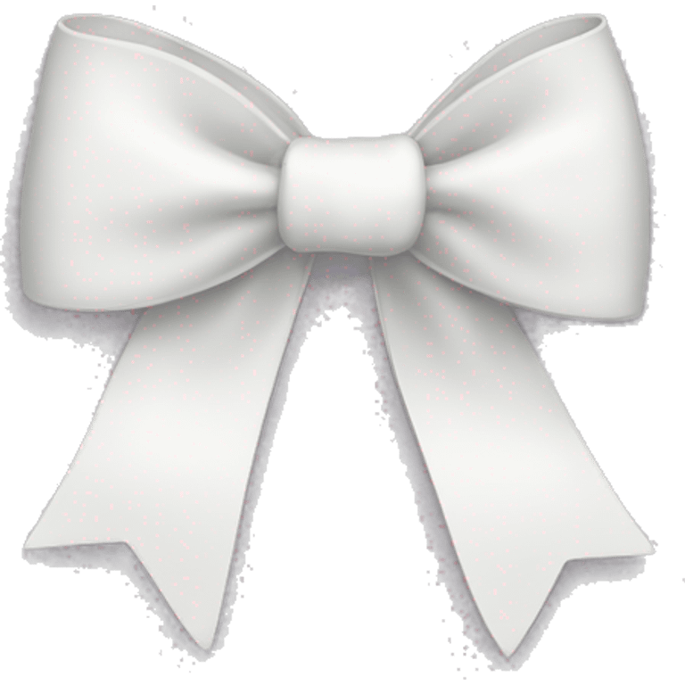 white bow emoji