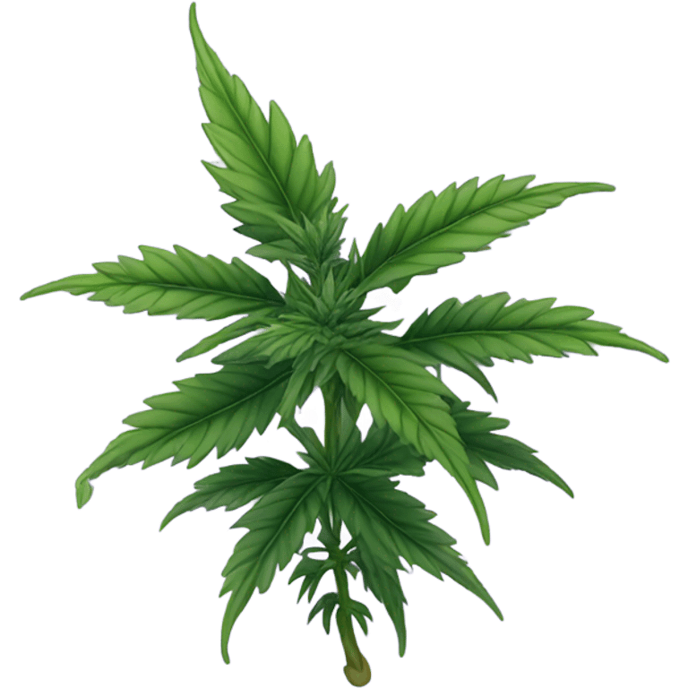 Purple Marijuana plant  emoji