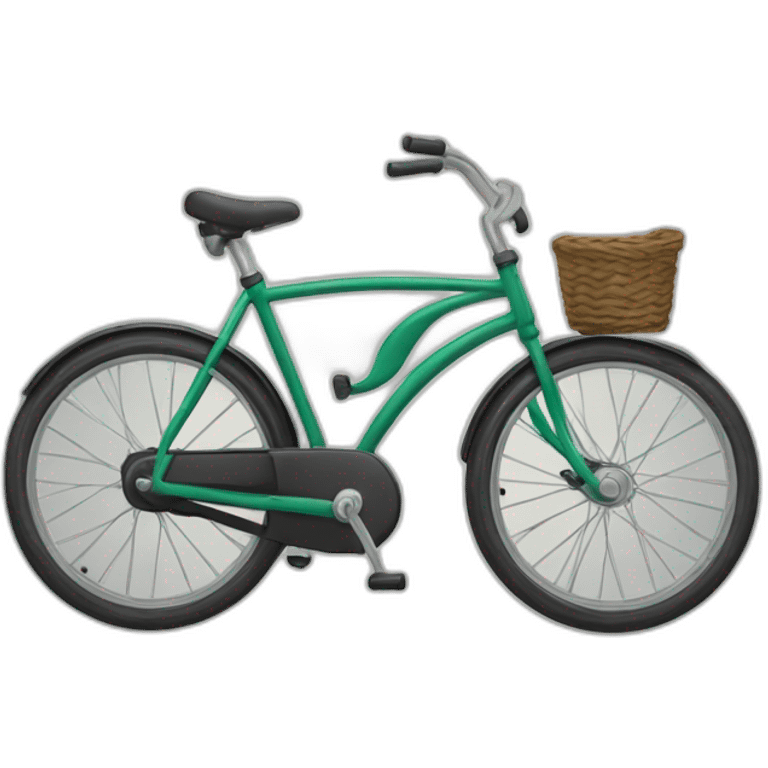 Wheeling bike emoji