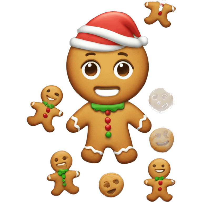 Ginger cookie Christmas  emoji