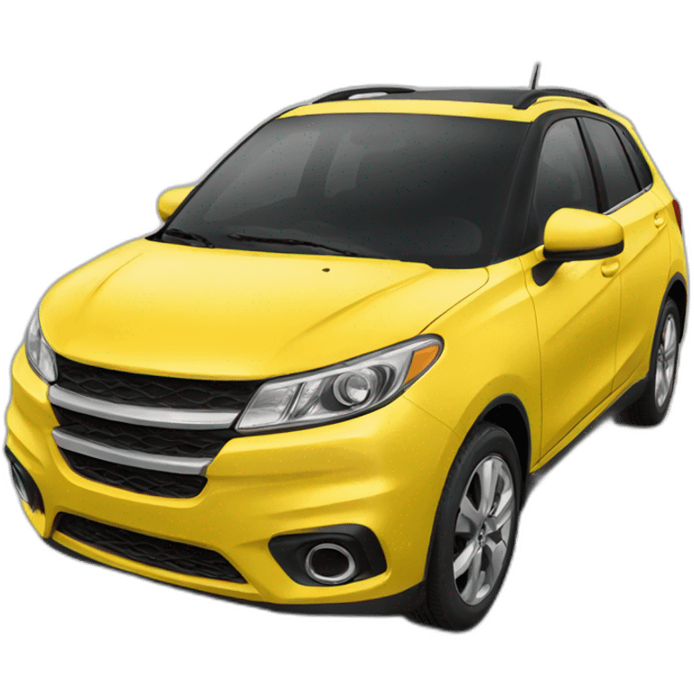 yellow car emoji