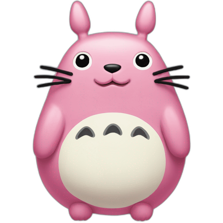 pink totoro emoji