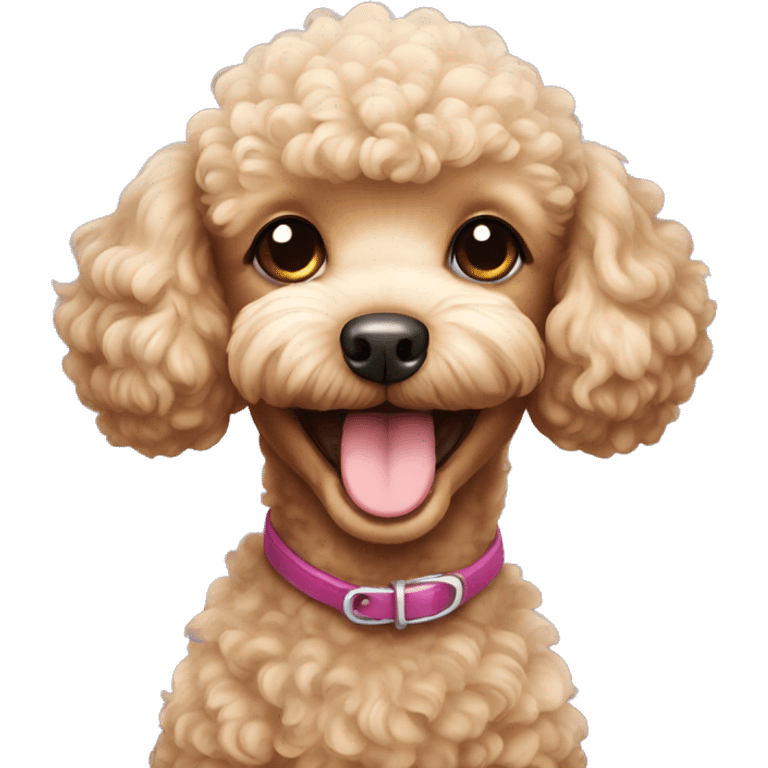 toy poodle smiling emoji