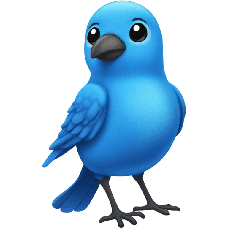 cute blue bird emoji