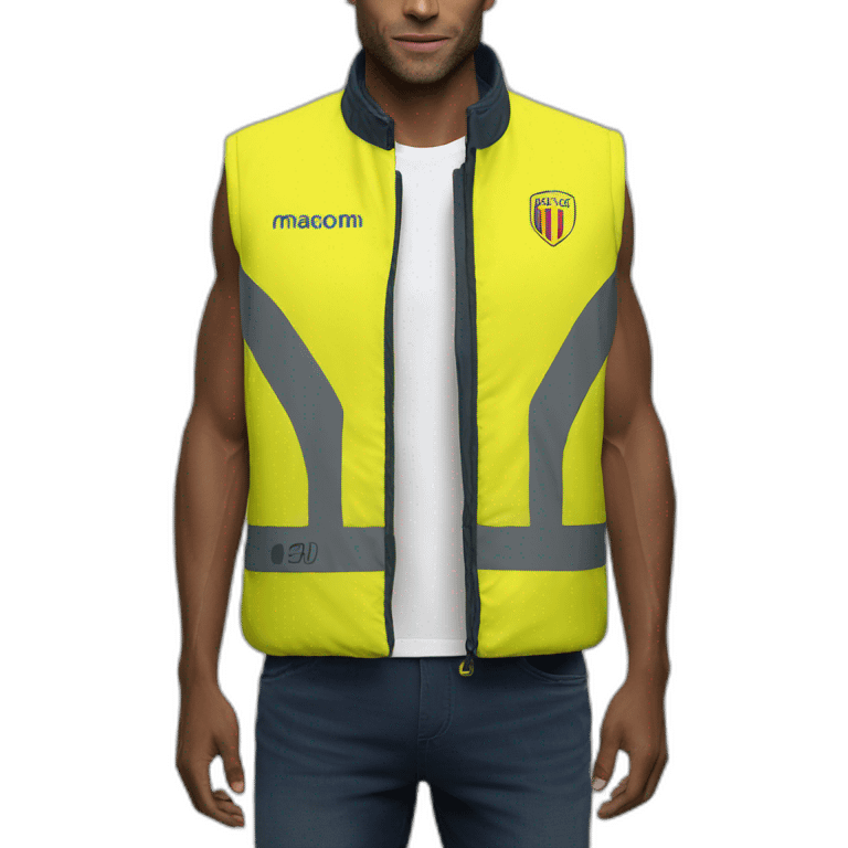 macron gillet jaune emoji