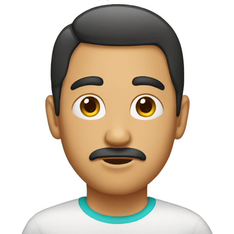 mexican head with edgar haircut emoji