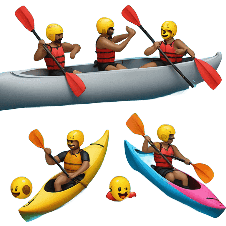 Canoe polo emoji