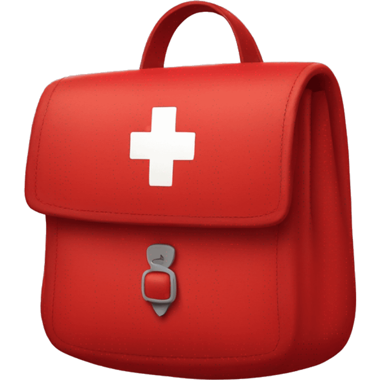 red cross-body bag emoji