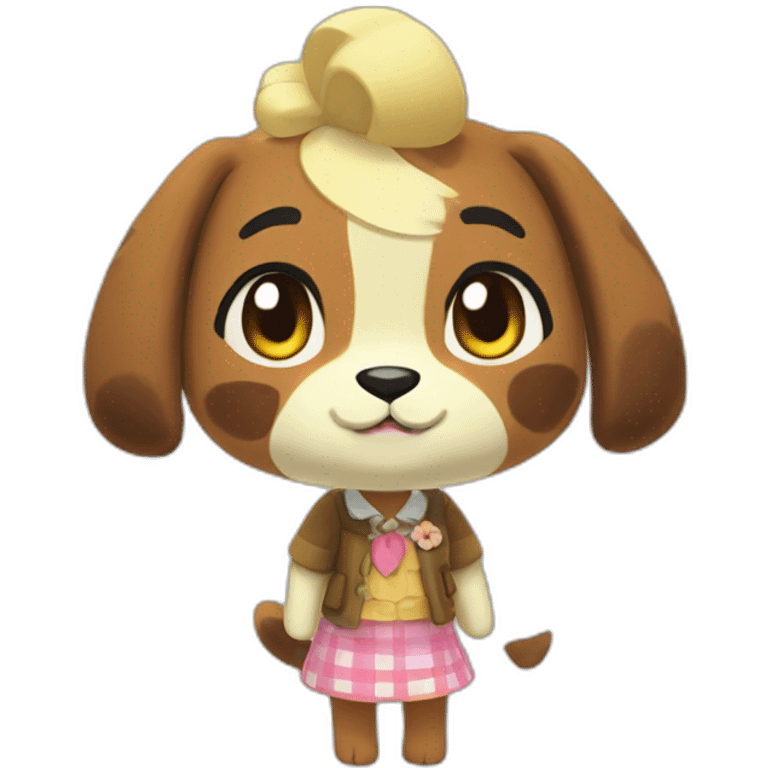 Isabelle animal crossing cute emoji