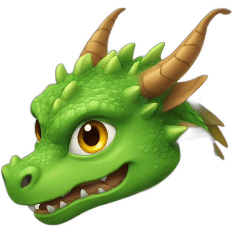 Un Dragon-chouette emoji