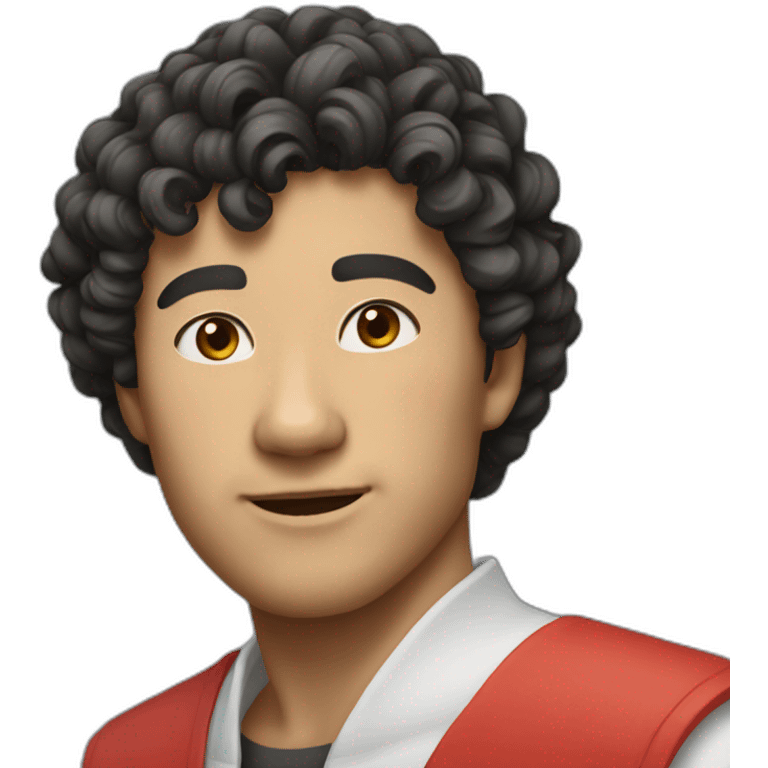 chinese-man-curly-hair emoji