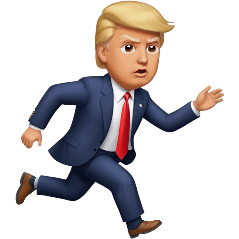 Donald trump getting ran over  emoji