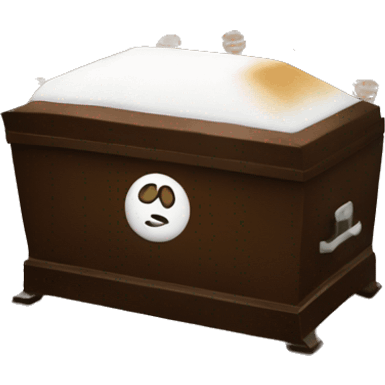 coffee in casket emoji