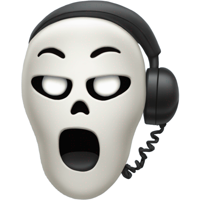 Ghostface on the phone  emoji