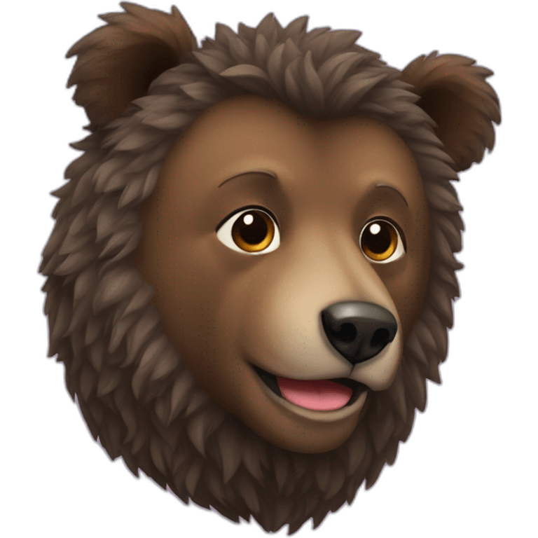 gay hairy bear emoji