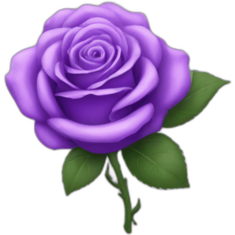 purple rose emoji