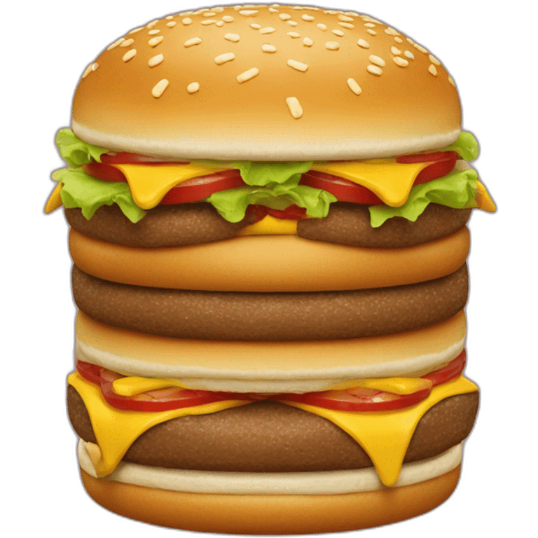 Mac Donalds burger emoji