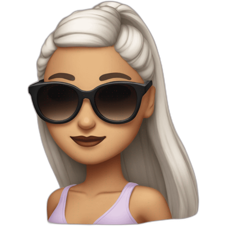 Ariana grande with sunglasses  emoji