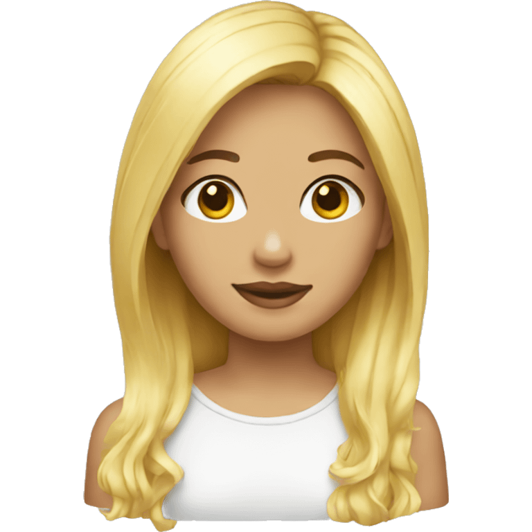 girl blonde emoji