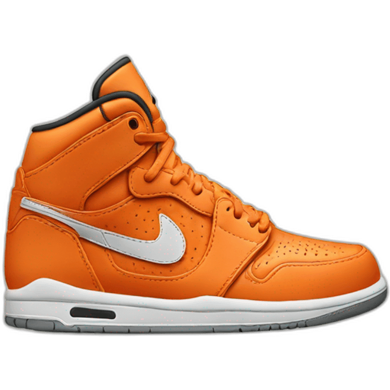 NIKE ORANGE JORDAN SHOE emoji