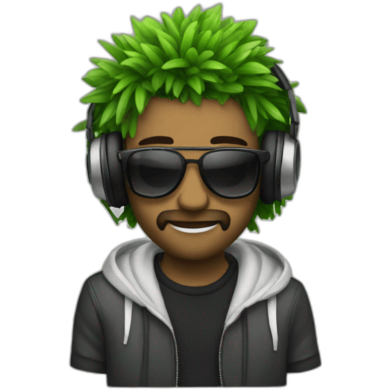 dj grass emoji