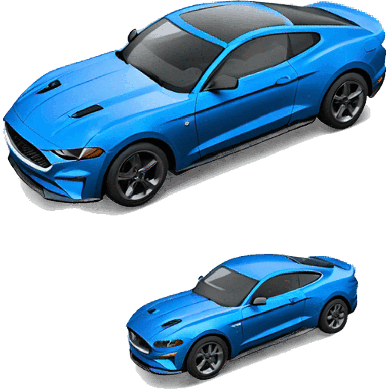 blue ford mustang mach-e emoji