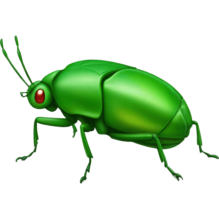 Green bug emoji