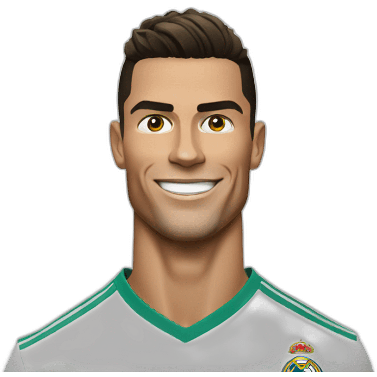 Cristiano Ronaldo Real Madrid emoji