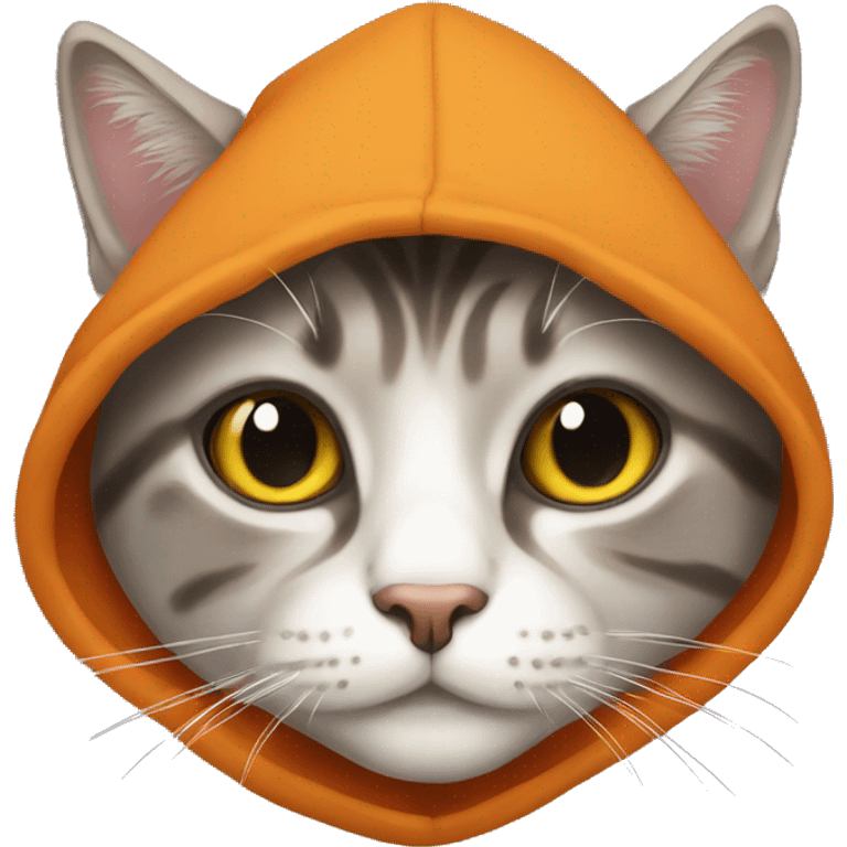 cat with hood emoji