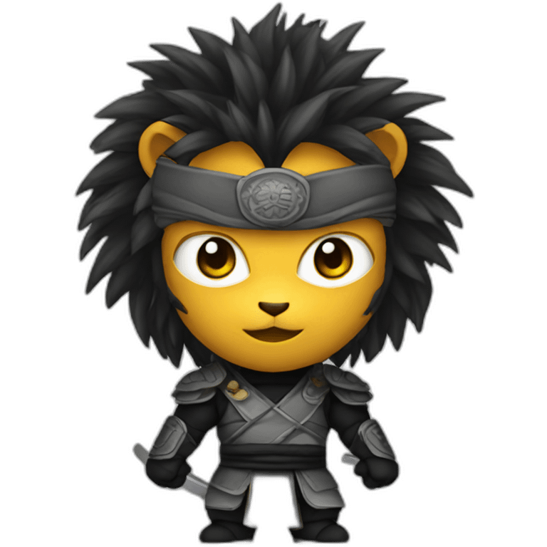 Lion ninja emoji