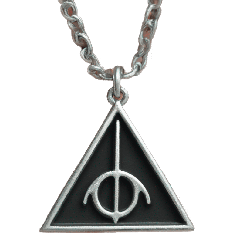 deathly hallows necklace emoji