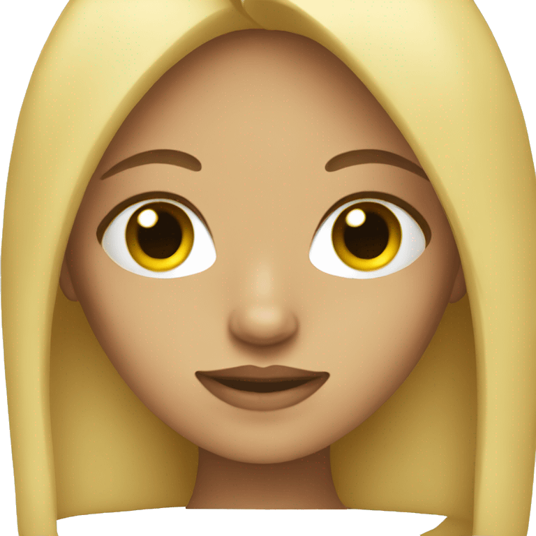 girl with blonde hair  emoji