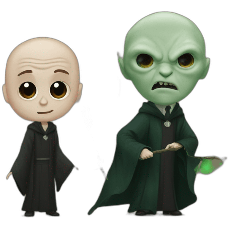 Harry potter vs Voldemort emoji