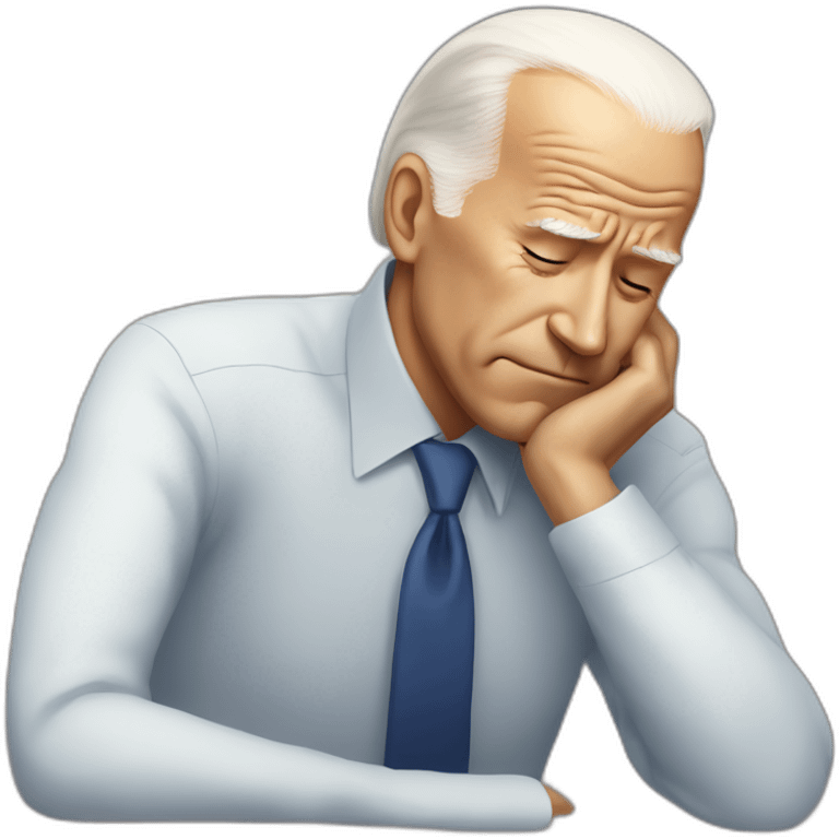 joe biden sleepy emoji